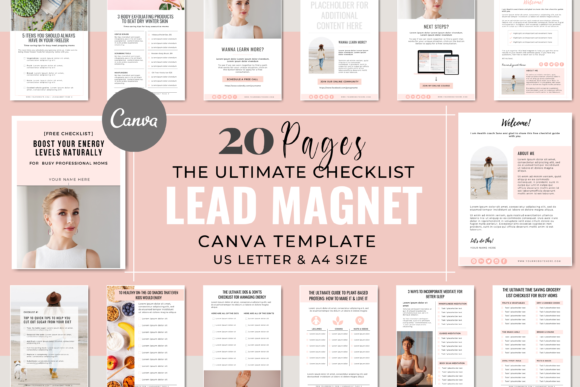 Download Lead Magnet Template for Canva - Lead magnet Collection