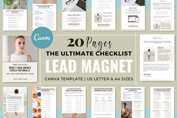 Download Canva Lead Magnet Checklist - Beige - Lead magnet Collection